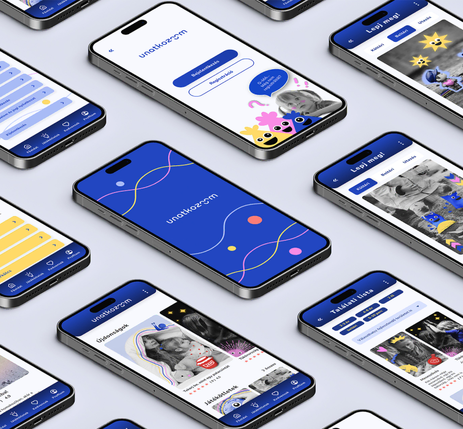 UX UI tervezés, APP tervezés, branding és arculattervezés